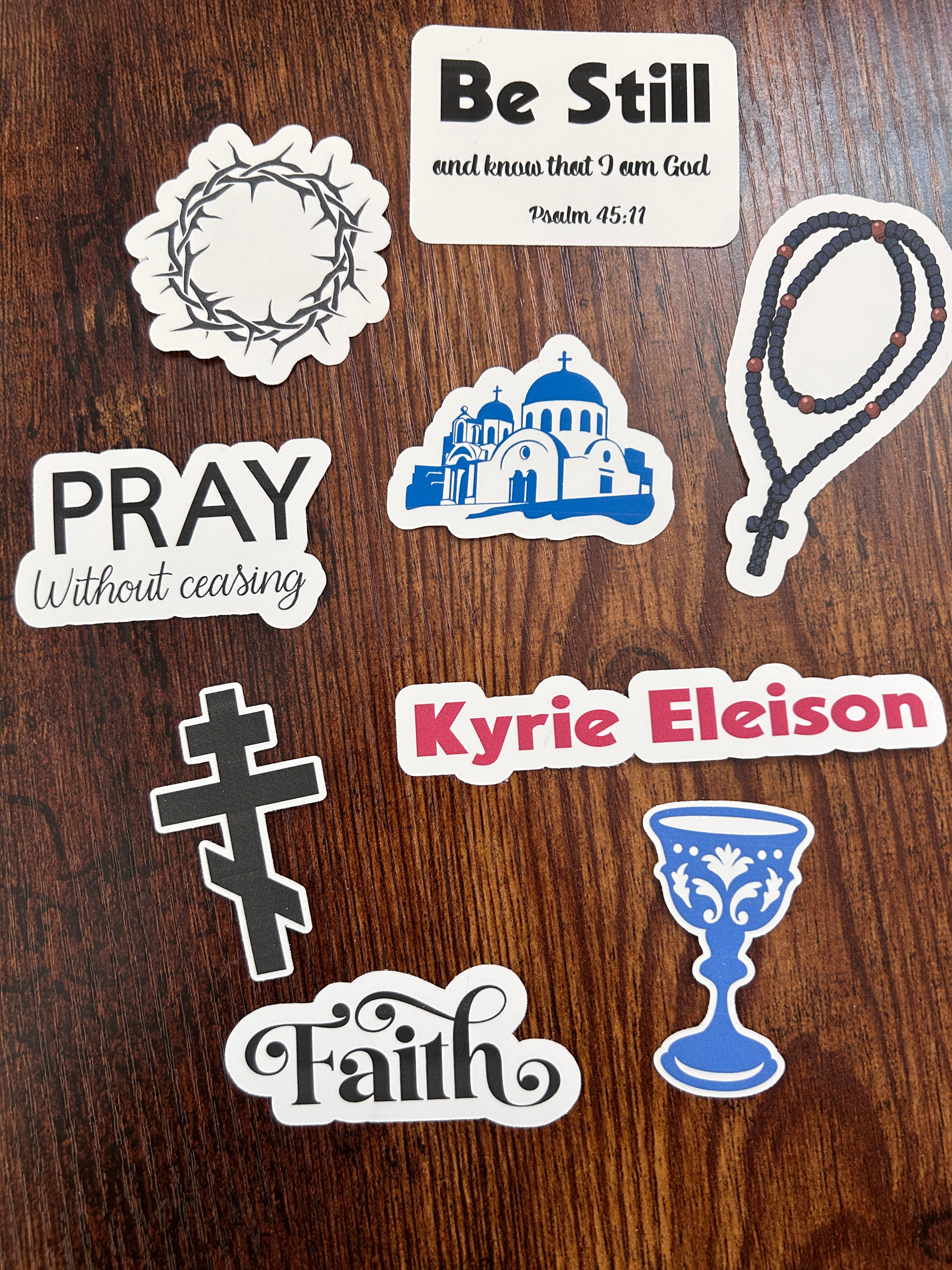 Orthodox Christian Vinyl Sticker Set