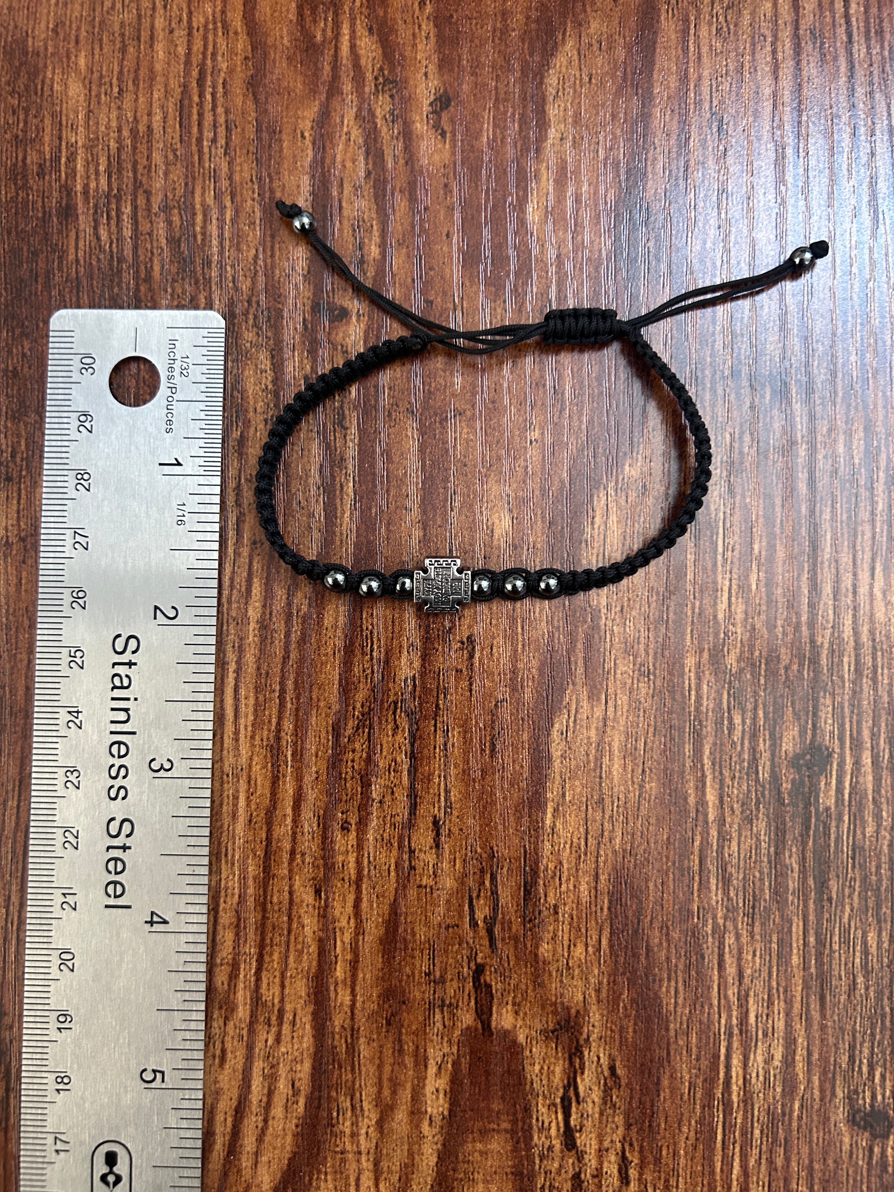 Mount Athos Prayer Rope Bracelet with Cross
