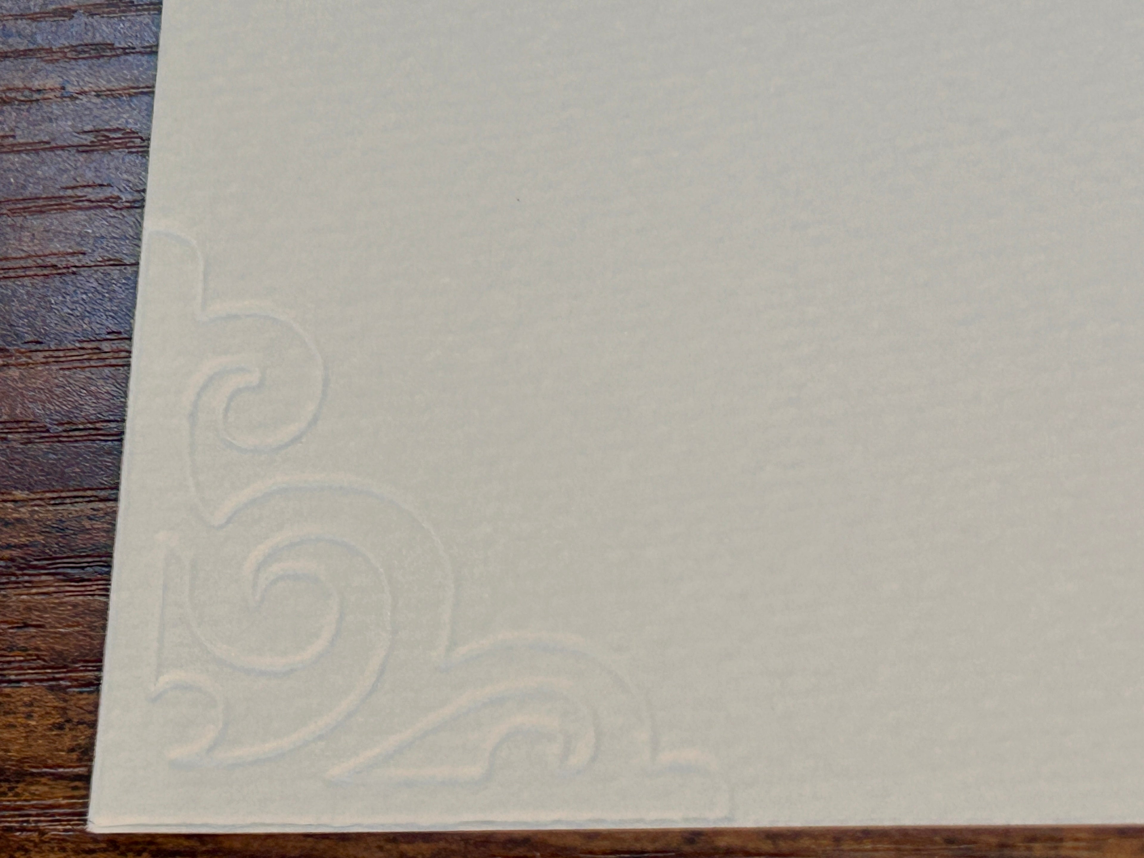 Our Father Printed on Watercolor Paper with Gold Cross