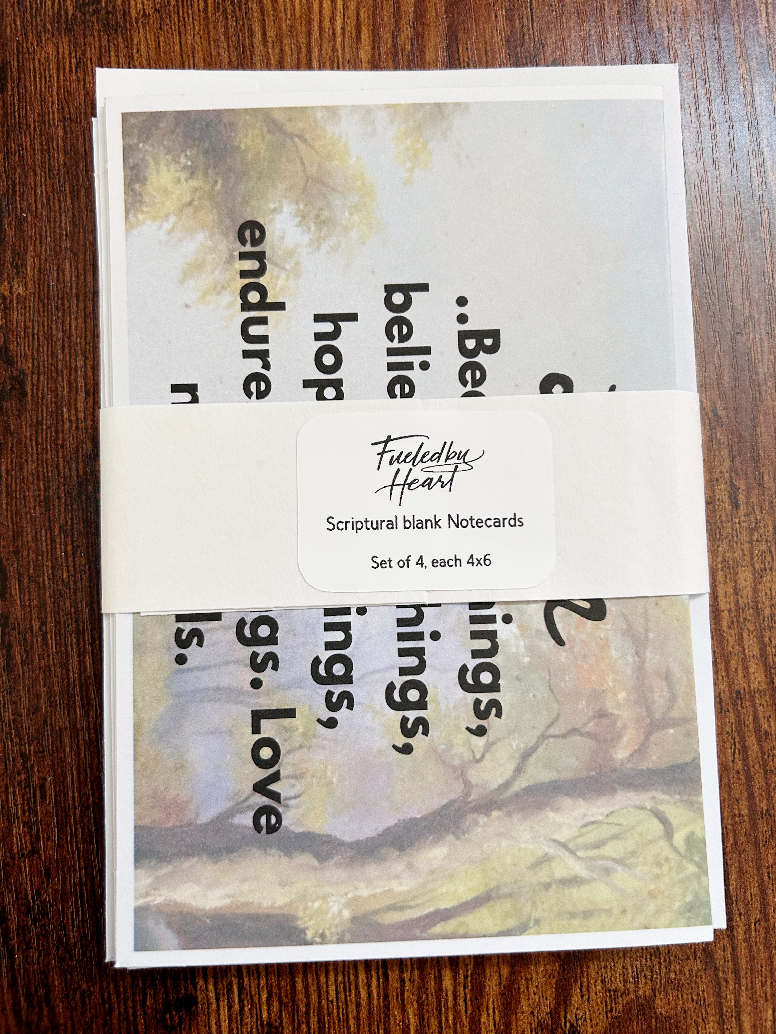 Set of 4 Notecards